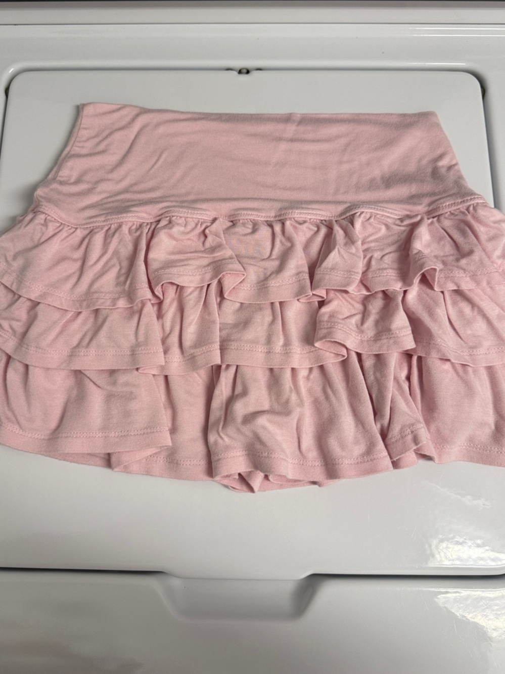 Soft Pink Ruffle Skort